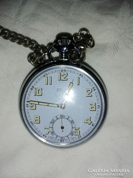 Zitura Új zsebóra lánccal    M