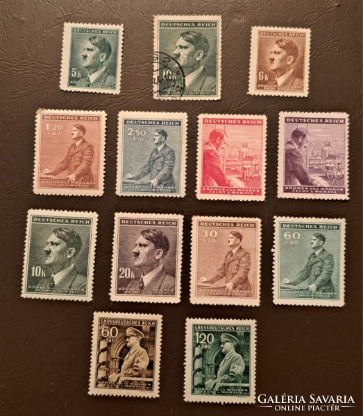 Német Megszállás (Hitler) Bélyegek 2/2/15