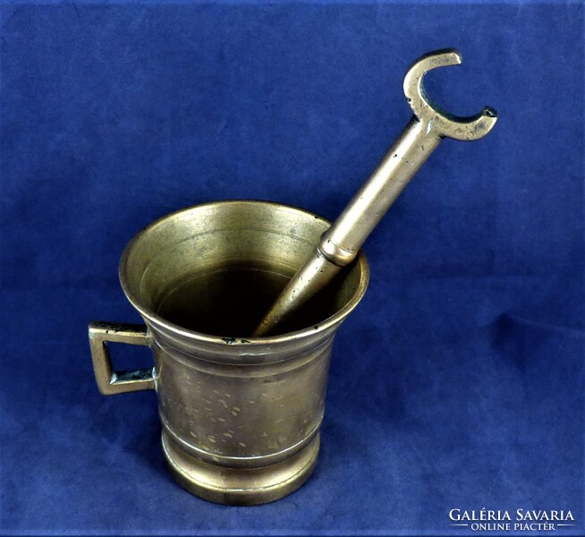 RITKA, KORABELI EMPIRE, BRONZ MOZSÁR, CA. 1820!!!