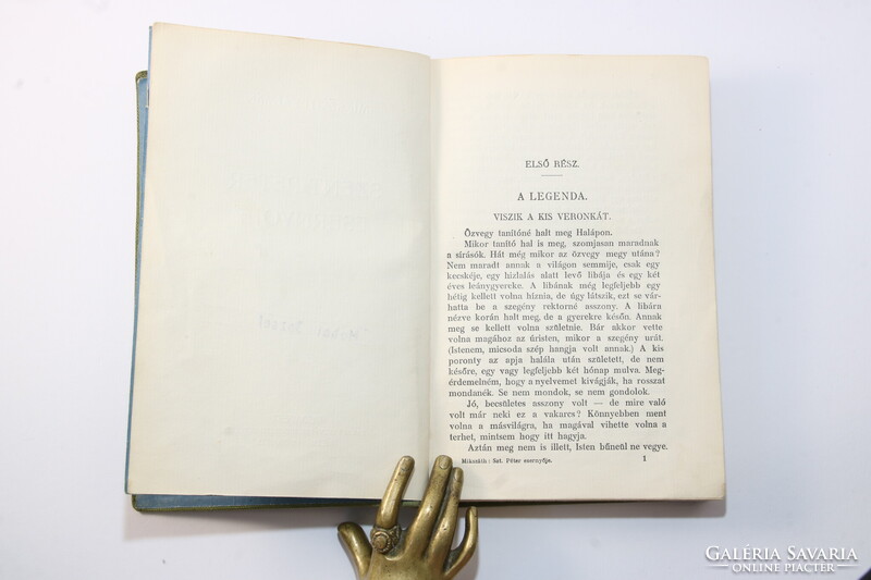 Mikszáth - Szent Péter esernyője különleges Falus Elek kötés Nyugat könyvei sorozat Ritka !!