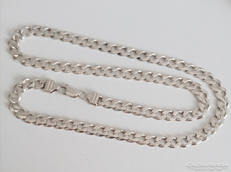 Vastag, férfias ezüstlánc ~50 gramm, 60 cm