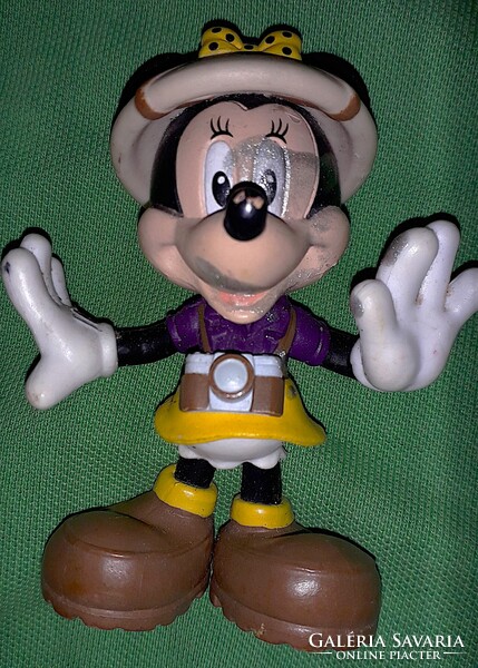 Eredeti SCHLEICH DISNEY - MIKI MOUSE EGÉR afrikai szafari kalapban festett gumi figura képek szerint