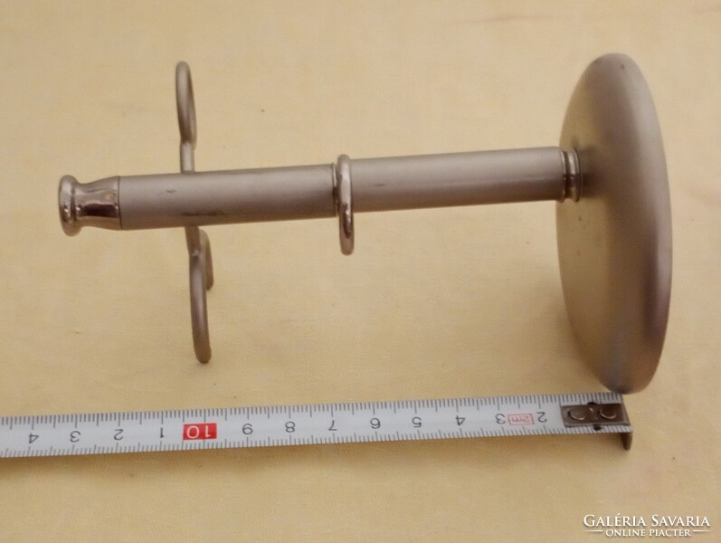 Fém borotvapamacs és borotvatartó állvány vintage pamacs borotva tartó