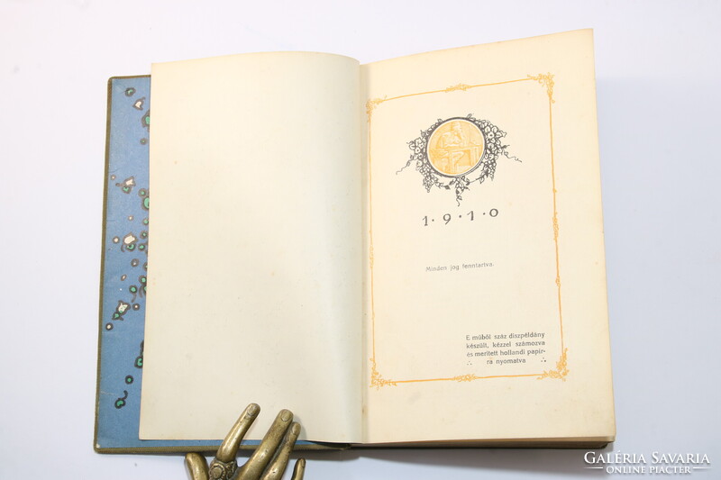 Szomory Dezső - A Nagyasszony - 1910 Nyugat könyvei szecessziós Falus Elek kötés - Első kiadás !!