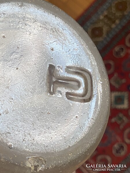 PATA GYÖRGY ÉS TÁRSA MISKE SZIKVÍZGYÁR NAGY SZÓDÁSÜVEG SZIFON 32 CM