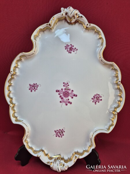 Herendi Waldstein pattern baroque serving tray