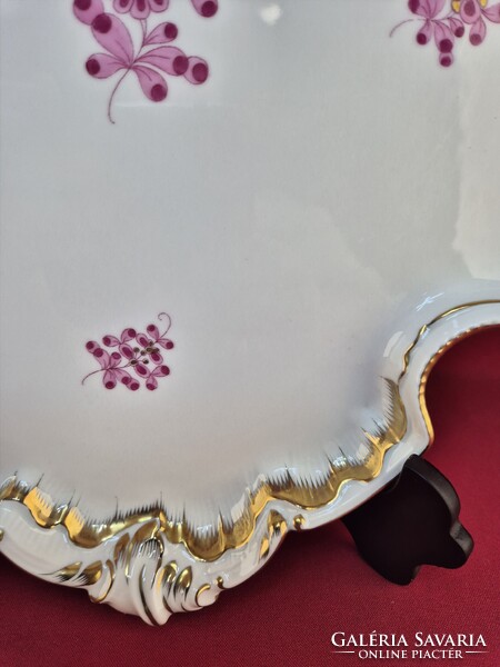 Herendi Waldstein pattern baroque serving tray