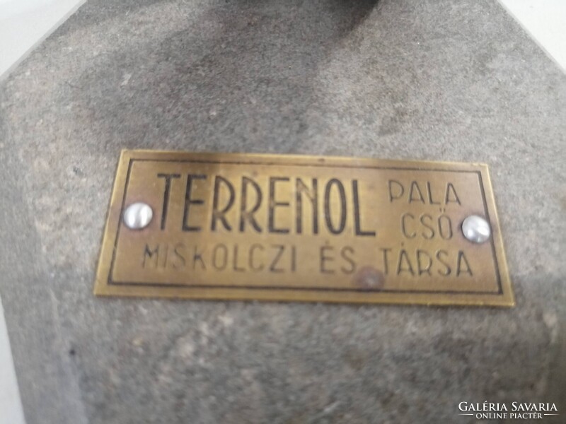 ANTIK REKLÁMTÁRGY - TERRENOL PALA ÉS CSŐ - MISKOLCZI ÉS TÁRSA