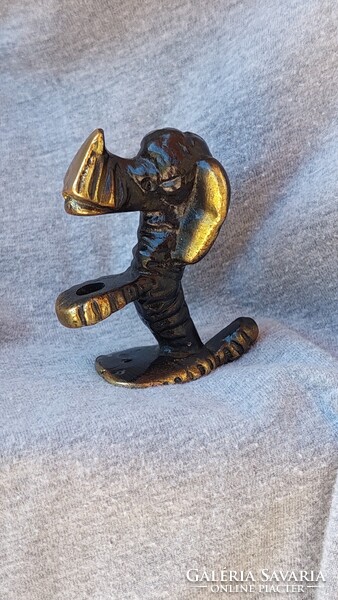 Ritka Walter Bosse bronz kutya