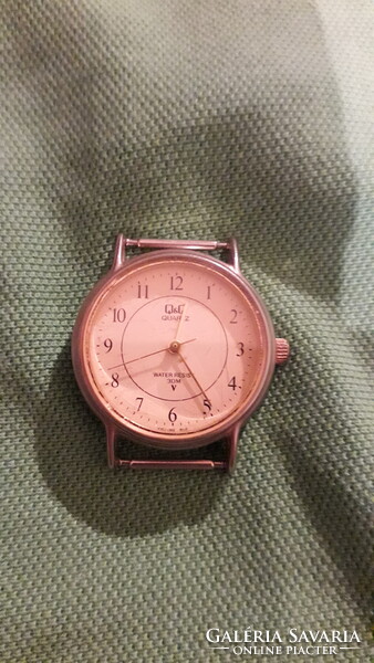 Jó állapotú japán Q&Q MŰKÖDŐ kvarc quartz karóra SZÍJ NÉLKÜL vízhatlan 30 méterig a képek szerint