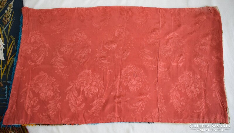 Város látkép fali szőnyeg , falikárpit retro régi subázott kézimunka 120x64cm