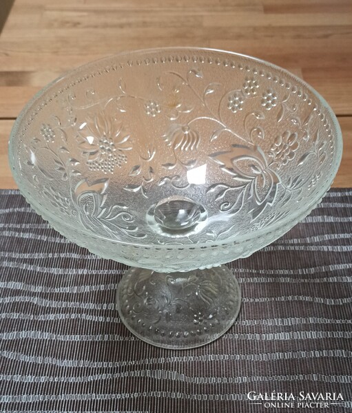 Gyümölcsös tál (talpas), bólés tál, kínáló