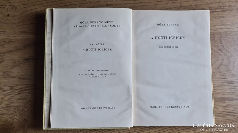 Móra Ferenc mesekönyvek (A honti igricek, Dióbél királyfi, A dorozsmai varjú)