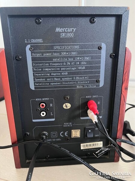Mercury SW1800 hangfal erősítő szett Szolnok