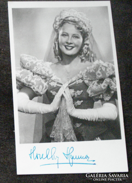 Dedikált  Honthy Hanna fotó - fotólap