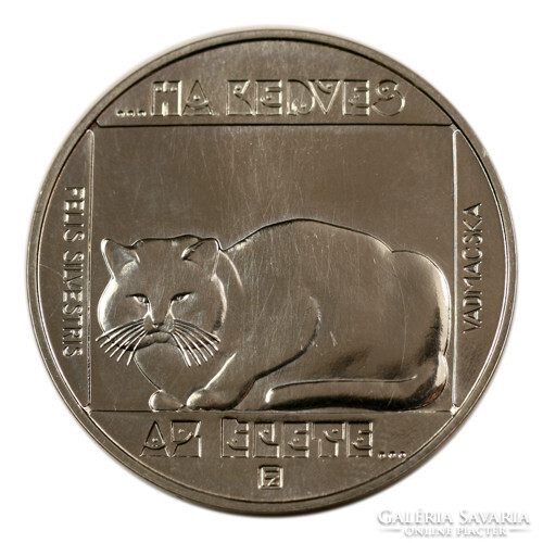 Természetvédelem Vadmacska 200 Forint 1985 BU Ha kedves az élete