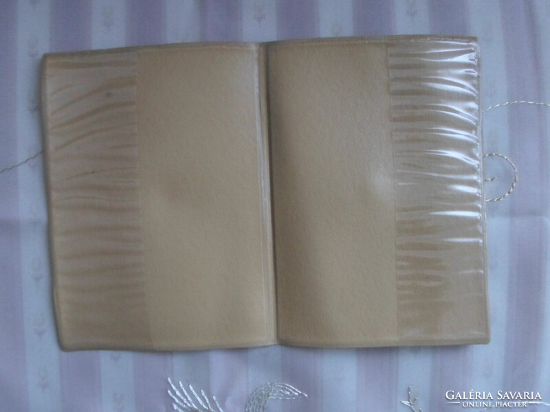 Retro / vintage füzetborító, könyvborító, tok (Gáz- és Olajszállító Vállalat, Siófok)