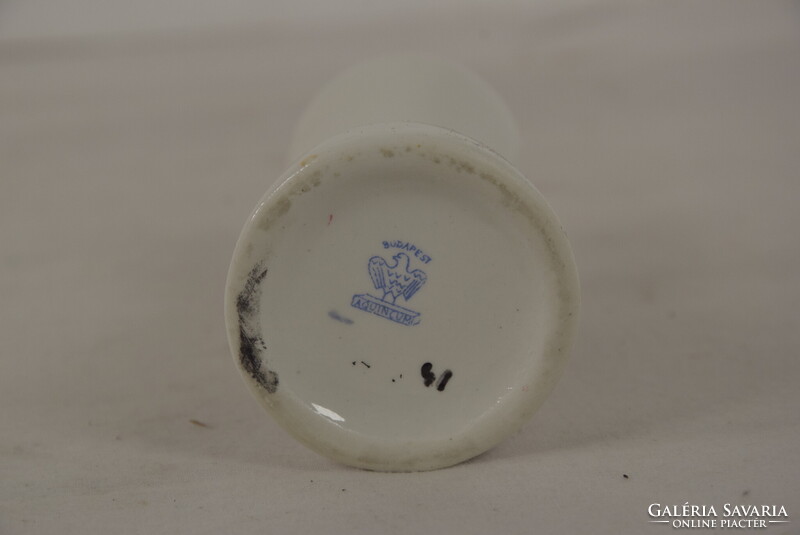 Balatoni retro souvenir váza Aquincum porcelán A154