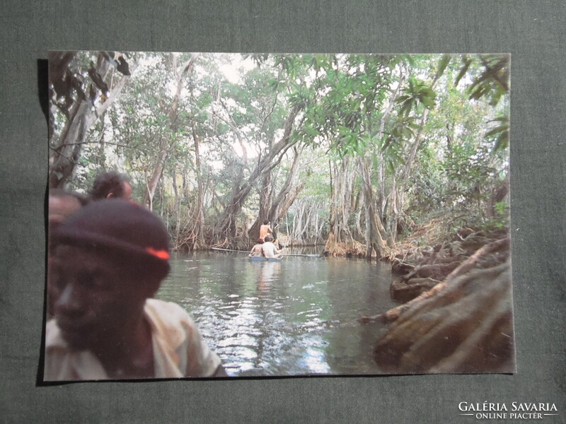 Képeslap,Közép Amerika,Karib tenger,Dominikai köztársaság,Indian folyó szafari,1980-