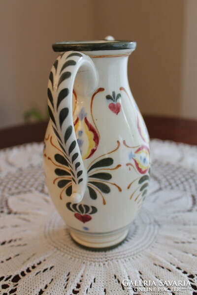 Zsolnay körbélyegzős Nikelszky Géza kiöntő