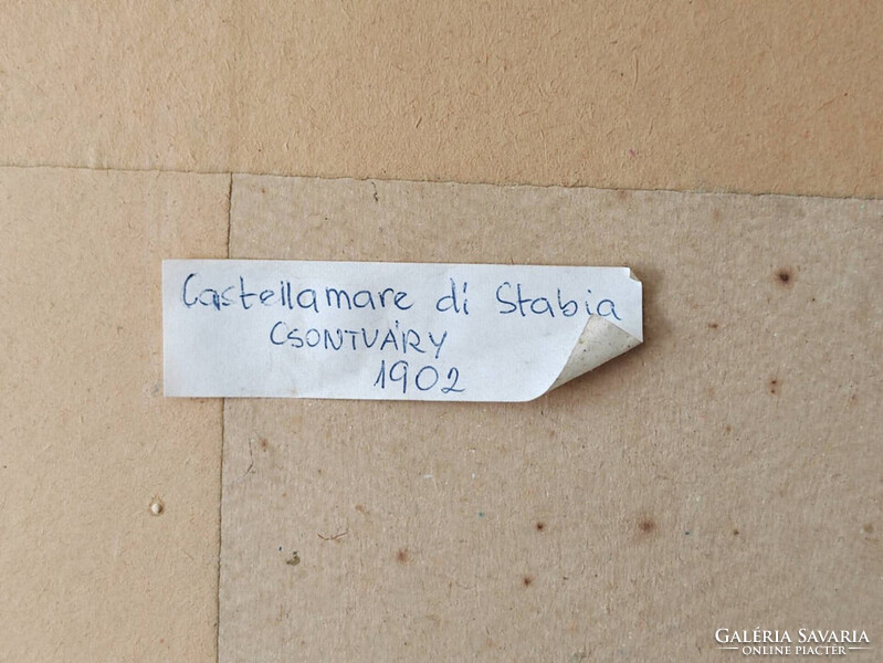 Csontváry reprodukció, nyomat, Castellammare di Stabia