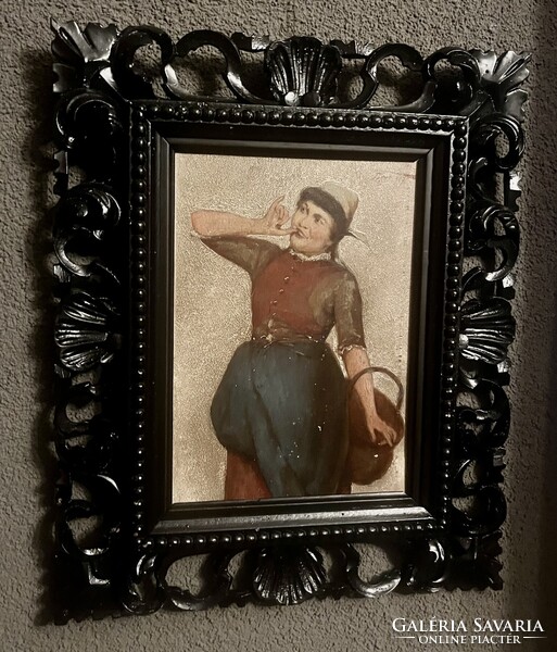 Ritkán fellelhető Karvaly Mór festmény , gyűjtőknek !