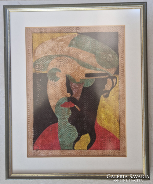 Modern régi hatású portré szerethető stílusban