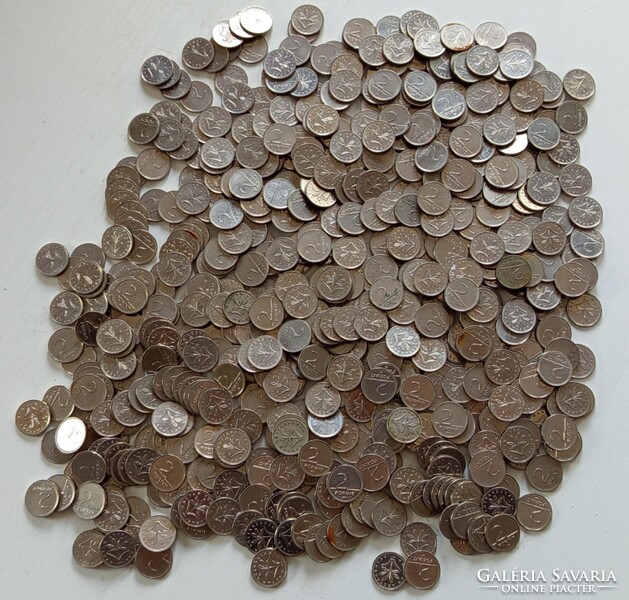 2 Kg Magyar 2 Forint 1992-2008 2 Forintos 2000 Gramm.