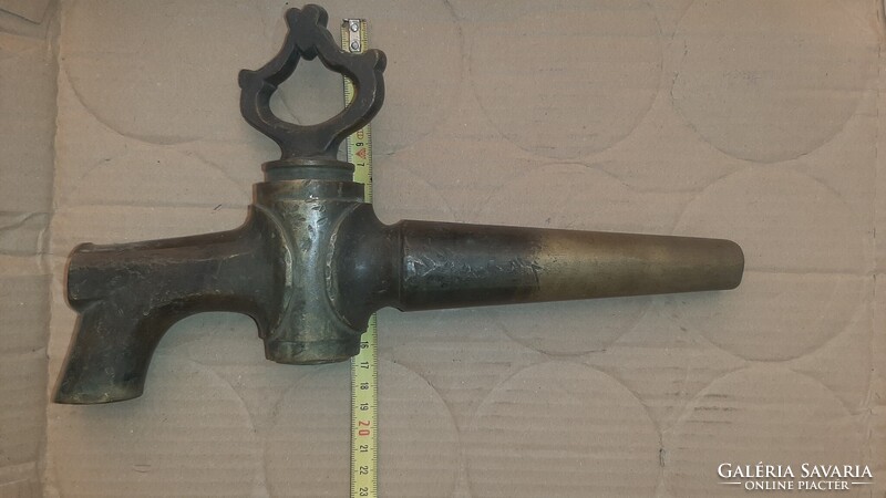 Antik réz hordó/ borcsap