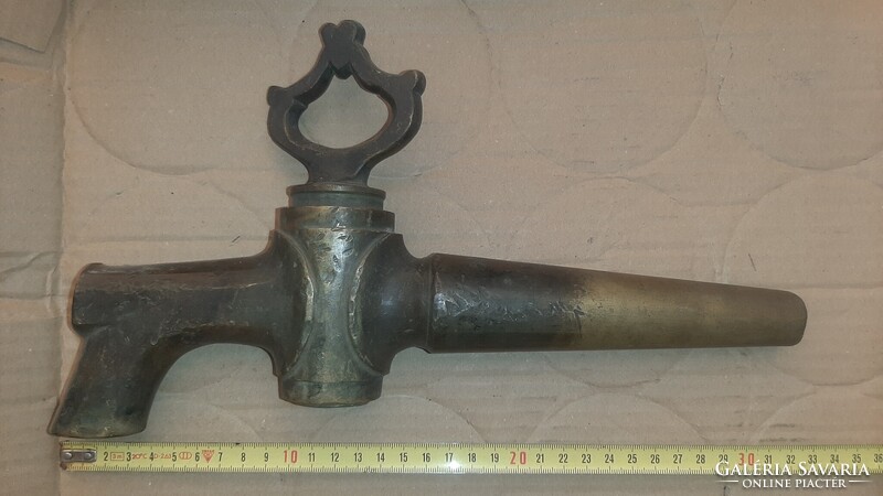 Antik réz hordó/ borcsap