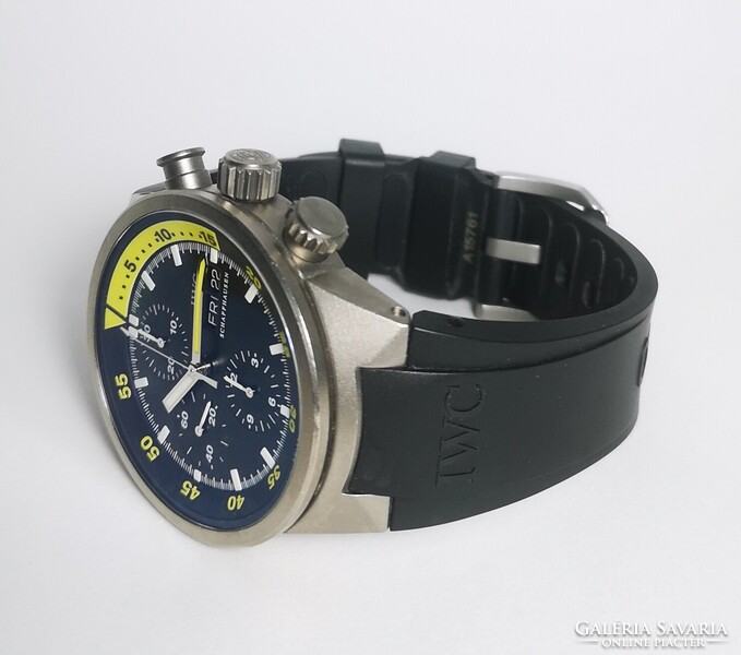 IWC Schaffhausen - Aquatimer Chronograph "Split Yellow" - Doboz, papírok, Tiktakwatch garancia