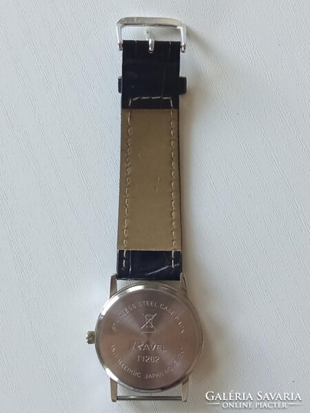 Retro Vintage Ravel Női Quartz Karóra Bőrszíjal. A Szíj Hiányos