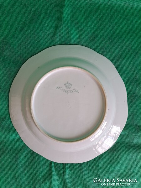 ANTIK Herendi Imari mintás tányér, szalag-koronás jelzéssel (1884-1896)