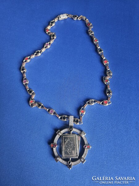 14k arany Póker lánc medállal