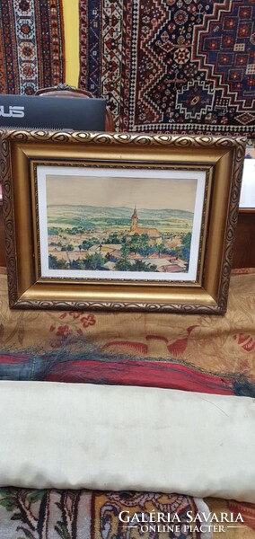 Jobbágyi Gaiger Miklós. Nagyon szép Akvarell festmény. 35x45 cm kerettel.