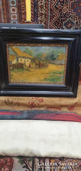Pataky L. szignóval ellátott olaj-karton festmény. Nagyon szép színvilággal. 48x38 cm