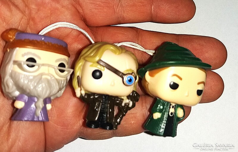 KINDER JOY HARRY POTTER FUNKO FIGURÁK -ÚJ SZÉRIA - 8 db festett függeszthető  PLASZTIK figura EGYBE