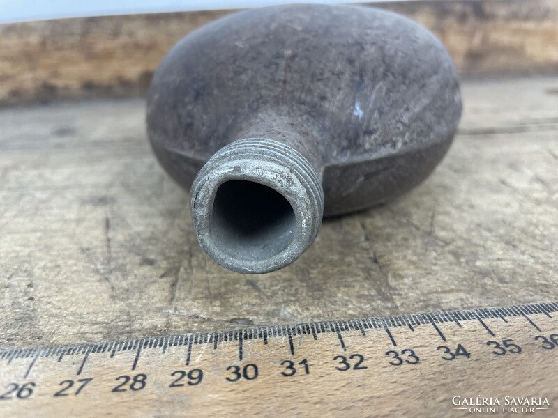 -AV638- Régi II. Vh-s Világháborús Német Afrikai Korps Kókusz Kulacs
