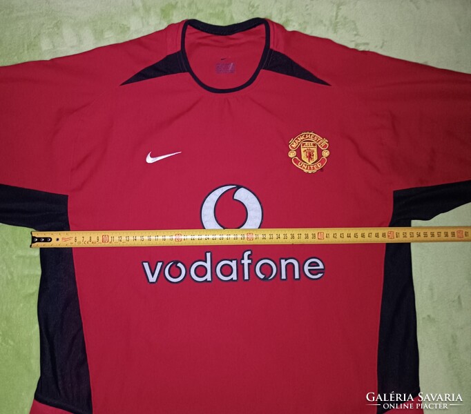 M-es vintage nike David Beckham Manchester United FC (2002/04) hazai mez