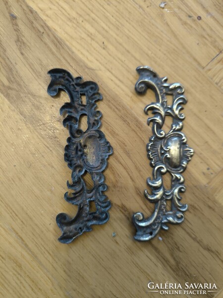 Antik bútor óra falióra asztali óra veretek rokokó bécsi barokk Ónémet 1880 körüli