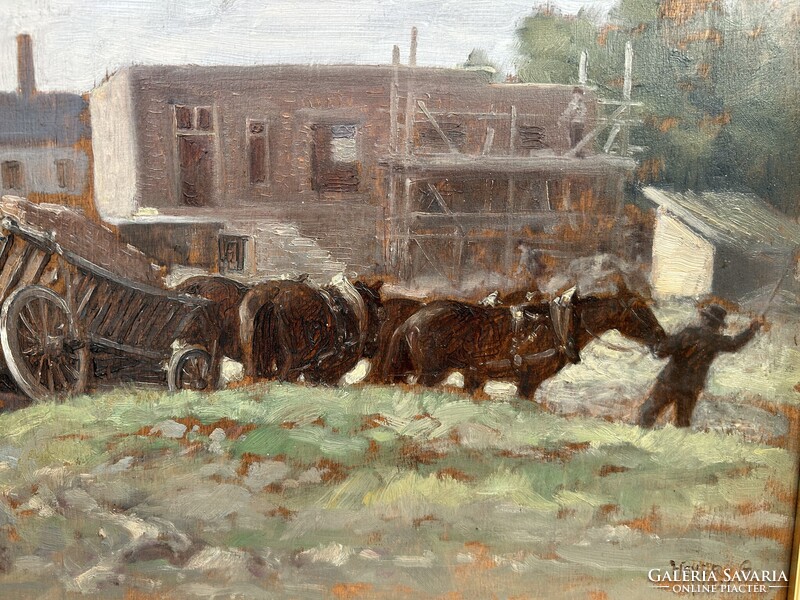 Heyer Artúr (1872-1931) Életkép