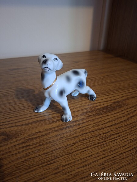 Porcelán dalmata kutya. 12,5 cm.