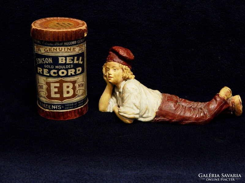 Edison Bell fonográf henger dobozában a XX. szd. legelejéről