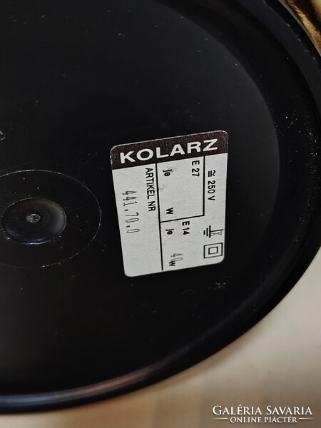 Kolarz asztali lámpa különleges búrával ALKUDHATÓ