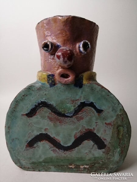 FIGURÁLIS KERÁMIA VÁZA A 70-ES ÉVEKBŐL