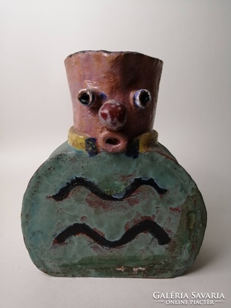 FIGURÁLIS KERÁMIA VÁZA A 70-ES ÉVEKBŐL