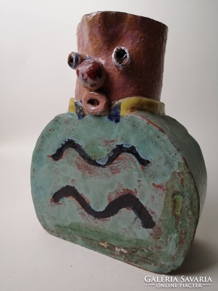 FIGURÁLIS KERÁMIA VÁZA A 70-ES ÉVEKBŐL