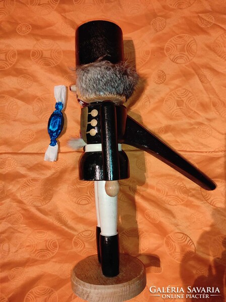 Karácsonyi dísz - Hatalmas "Diótörő mese figura" 5. (fa) 40 cm magas