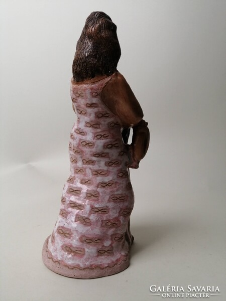 ENDRŐ MARGIT /1899-1986/ - ANYA ÉS LÁNYA KERÁMIA SZOBOR