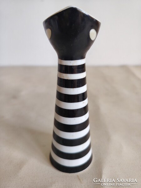 Árt Deco Török János Zsolnay macska váza ALKUDHATÓ